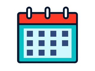 Calendar Line Icon. Editable Stroke. Pixel Perfect. For Mobile and Web.