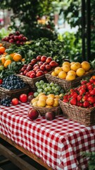 Various type of fresh fruits arrange neatly grocery store,avocado,strawbwrry,Apple,Orange,Lemon on rack,Fresh healthy fruits on shelves in supermarket,sunday market,organic farm.