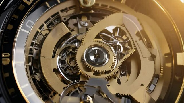 Explore the delicate components of a mechanical watch movement illuminated by soft morning light.