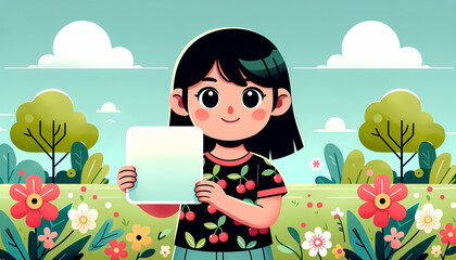 Happy Child Outdoors
