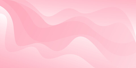 Abstract colorful pink curve background, pink beauty dynamic wallpaper with wave shapes. Template banner background for beauty products, sales, ads, pages, events, web, and others