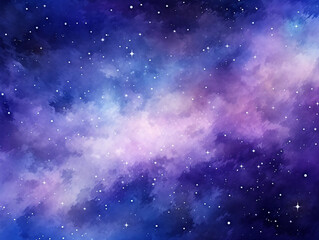 Obraz premium Watercolor universe