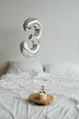 Background for the third birthday