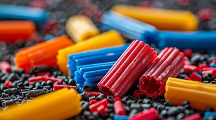 plastic raw material PVC resin.