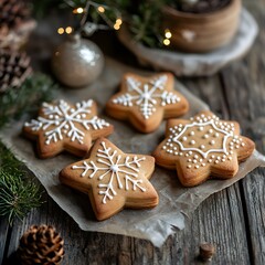 Foto von leckeren Weihnachtspl&auml;tzchen