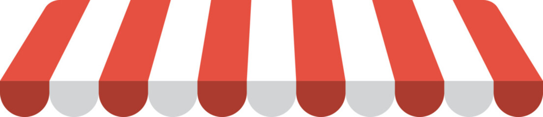 Striped Store Awning