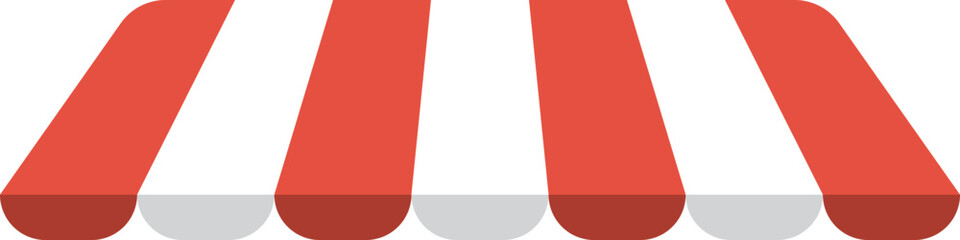 Striped Store Awning