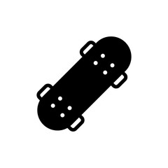 skateboard icon isolated on white background