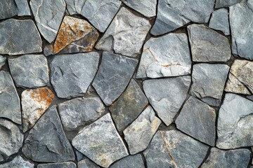 Obraz premium grey floor tiles surface, texture of the stone light gray. Background , ai