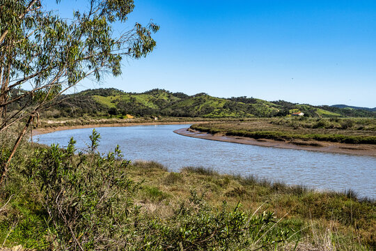 Walking from Troviscais to the River Mira, Vicentine Coast Natural Park Portugal, Rota Vicentina Coast.