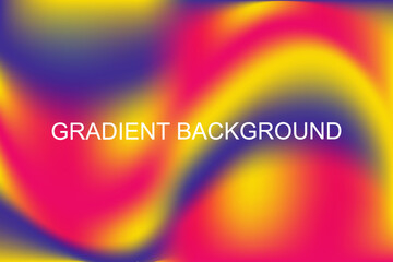 landscape gradient background design template