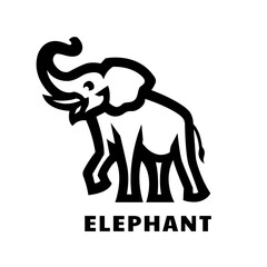 Obraz premium Elephant logo, symbol.