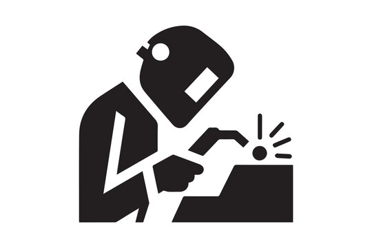 recommend clip art: A man welding welder silhouette