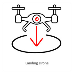 Landing drone 