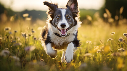 Fototapeta premium Joyful HD Photos of a Happy dog