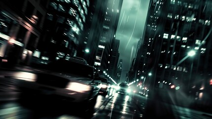 Abstract colorful circular bokeh with city background