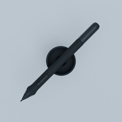 3d Render of Graphic pen