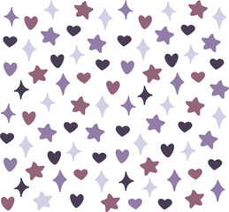 cute vector, flat illustration style of purple Halloween event day, seamless pattern for wallpaper design
