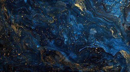 Starry Abstract Night Sky. Brightly Colored Cosmos Creation in Astronomy Background