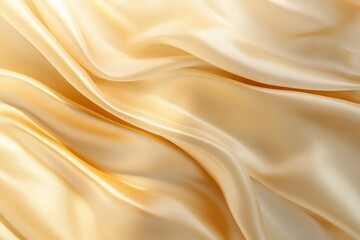 Obraz premium Light pale soft pastel gold golden champagne beige abstract background. Color gradient ombre transition. Silk fabric. Luxury premium rich. Matte shimmer. Christmas, birthday, anniversary. Template, ai