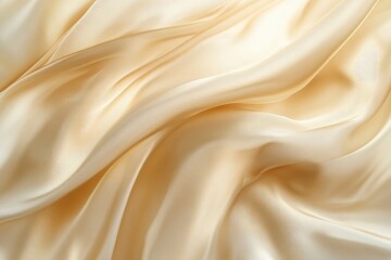 Obraz premium Light pale soft pastel gold golden champagne beige abstract background. Color gradient ombre transition. Silk fabric. Luxury premium rich. Matte shimmer. Christmas, birthday, anniversary. Template, ai