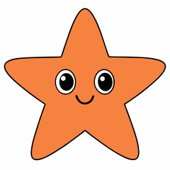 starfish vector colorful 