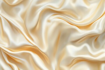 Obraz premium Light pale soft pastel gold golden champagne beige abstract background. Color gradient ombre transition. Silk fabric. Luxury premium rich. Matte shimmer. Christmas, birthday, anniversary. Template, ai