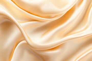 Obraz premium Light pale soft pastel gold golden champagne beige abstract background. Color gradient ombre transition. Silk fabric. Luxury premium rich. Matte shimmer. Christmas, birthday, anniversary. Template, ai