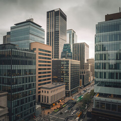 Fototapeta premium downtown city