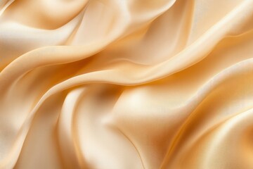 Fototapeta premium Light pale soft pastel gold golden champagne beige abstract background. Color gradient ombre transition. Silk fabric. Luxury premium rich. Matte shimmer. Christmas, birthday, anniversary. Template, ai