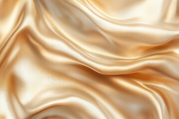 Fototapeta premium Light pale soft pastel gold golden champagne beige abstract background. Color gradient ombre transition. Silk fabric. Luxury premium rich. Matte shimmer. Christmas, birthday, anniversary. Template, ai
