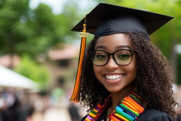 A young woman of African descent practicing her speech in front of a mirror, showcasing the dedication and preparation involved in advocating for herself.
