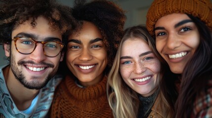 Fototapeta premium Positive Relationships: Maintain loving, supportive connections with family, friends, and peers to foster emotional well-being and enhance happiness. 