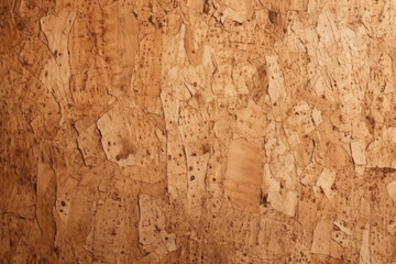 Processed collage of cork board or OSB board material texture. Background for banner, backdrop