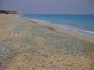 Beach in the south of Sicily, Italy