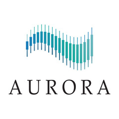 aurora logos illustration design, for business, brands, companies, entertainment, vector template