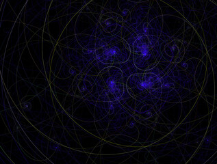 Imaginatory fractal abstract background Image