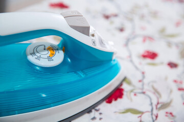 Electric iron on textile