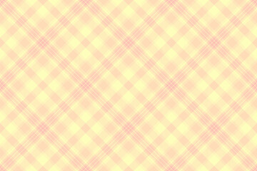 London tartan seamless plaid, stroke background vector textile. Patterned texture check fabric pattern in light and peach puff colors.
