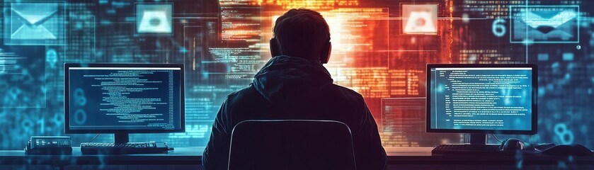 Social engineering tactics displayed on a screen