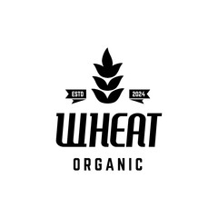 Fototapeta premium wheat / grain icon vector logo design template