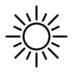 Radiant Future Vector Line Icon Design