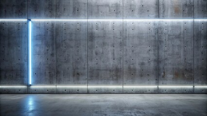 Simple luxury grey concrete wall with neon light, minimal style wallpaper, luxury, concrete, wall, grey, minimalist