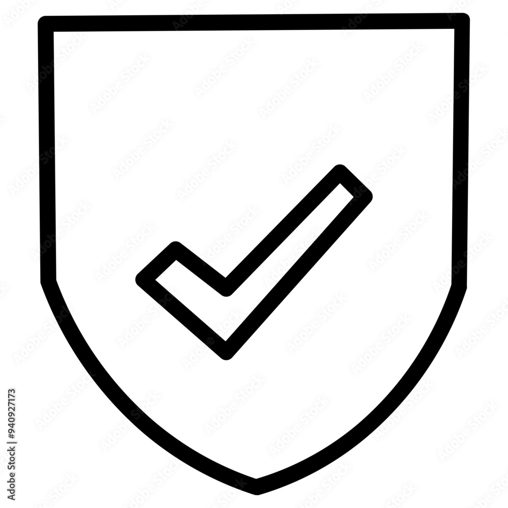 Poster antivirus check secure line icon