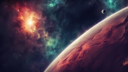 Fototapeta premium planet in space