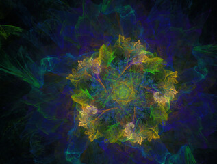 Fototapeta premium Imaginatory fractal abstract background Image