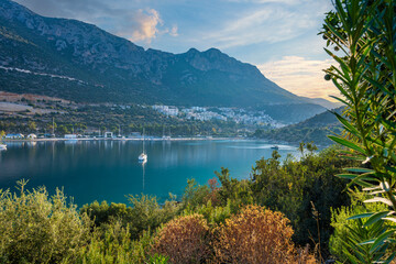 Fototapeta premium Kas Town Marina view in Turkey