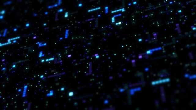 デジタルネットワーク - 未来都市の夜景