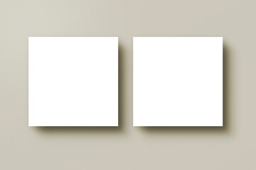Two Square Flyer Mockup