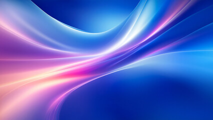 Abstract blue background with blurred speed lines, light pink and purple gradient, futuristic design style,